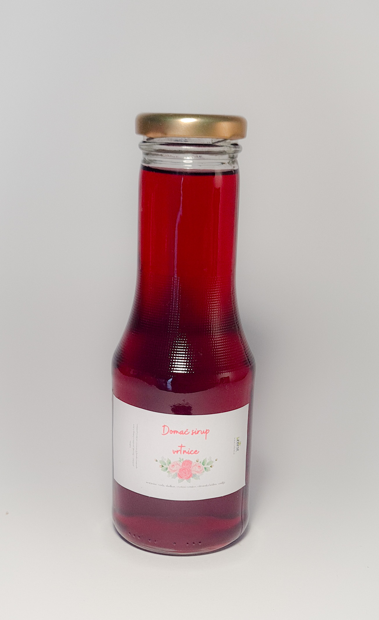 Domači sirup vrtnice-vzbrst.si